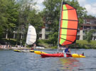 Twins sails for kayaks