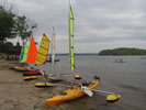 kayak sailing with BSD in Deerhearst Canada - 2011