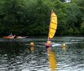 kayak Sport sail rig - BSD at Jersey Paddler and Sebago Canoe Club