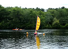 kayak Sport sail rig - BSD at Jersey Paddler and Sebago Canoe Club