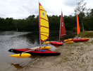 kayak Sport sail rig - BSD at Jersey Paddler and Sebago Canoe Club